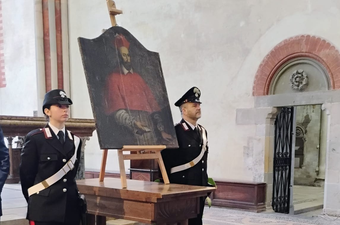 Cerimonia di restituzione del ritratto di Guala Bicchieri a Vercelli