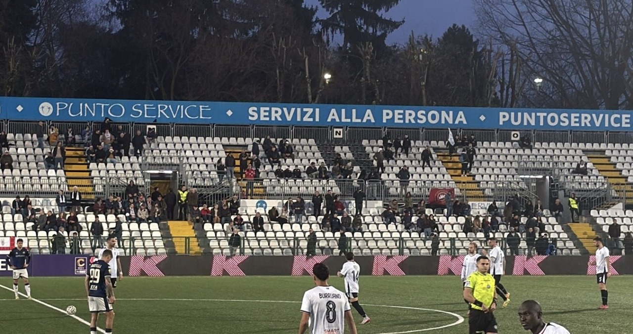 La Pro Vercelli subisce la quarta sconfitta consecutiva: 0-2 contro il Cittadella al “Robbiano-Piola”