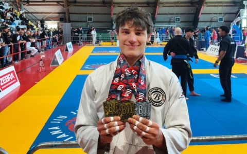 Pro Vercelli BJJ: Pietro Ferrero conquista due ori e un argento alla Mediterraneo Cup