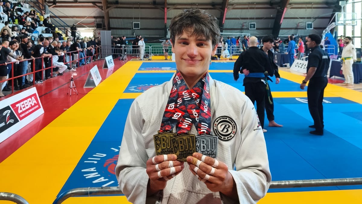 Pro Vercelli BJJ: Pietro Ferrero conquista due ori e un argento alla Mediterraneo Cup