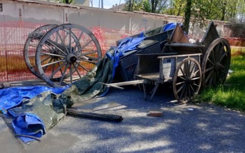 Un parcheggio insolito alla ex caserma Garrone