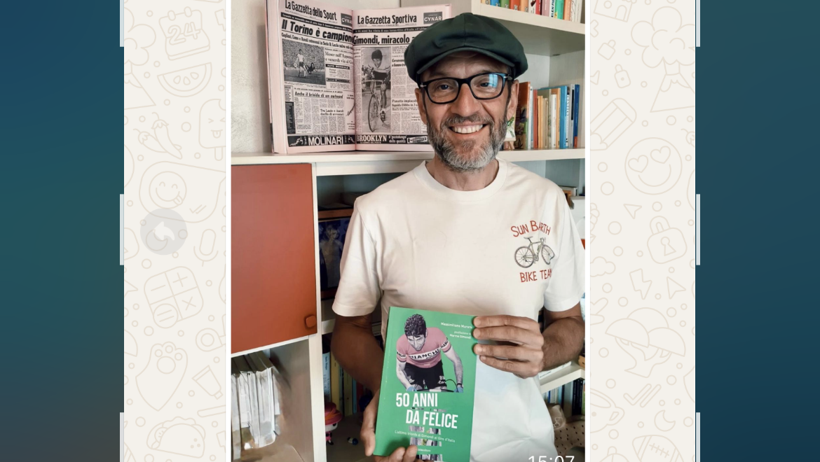 Al Salone Internazionale di Torino, il libro di Max Muraro su Gimondi celebra 50 anni di storia