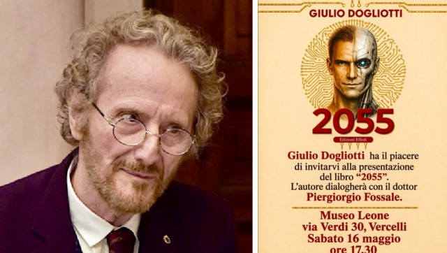 Giulio Dogliotti presenta il suo romanzo ambientato nel 2055 tra androidi e intrighi