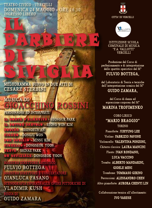Il Barbiere di Siviglia al Civico: ingresso gratuito per tutti