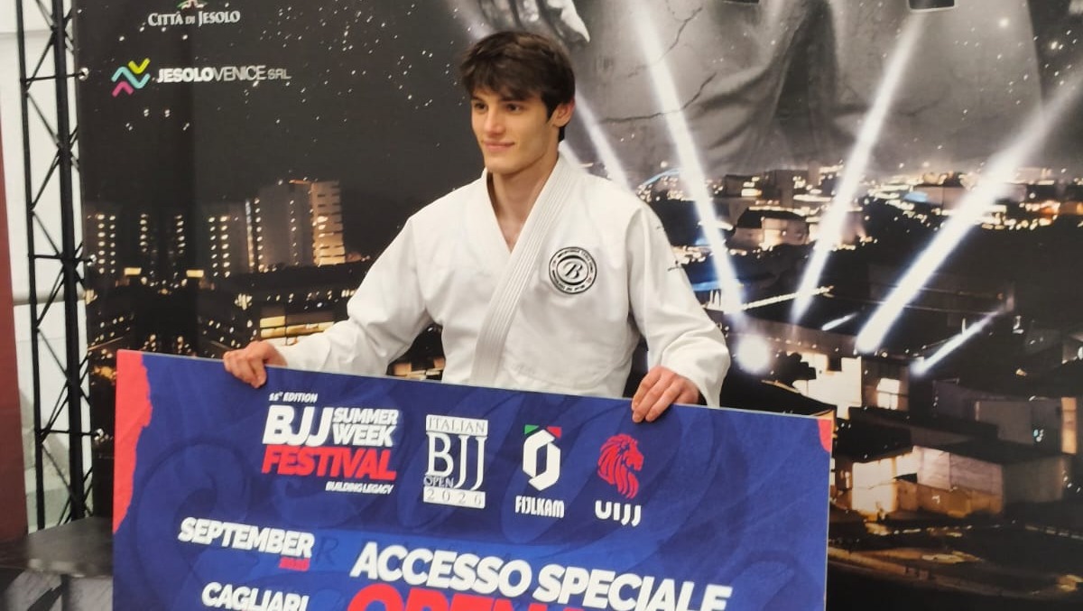 Pietro Ferrero conquista oro e argento ai Nazionali di Jiu Jitsu a Jesolo