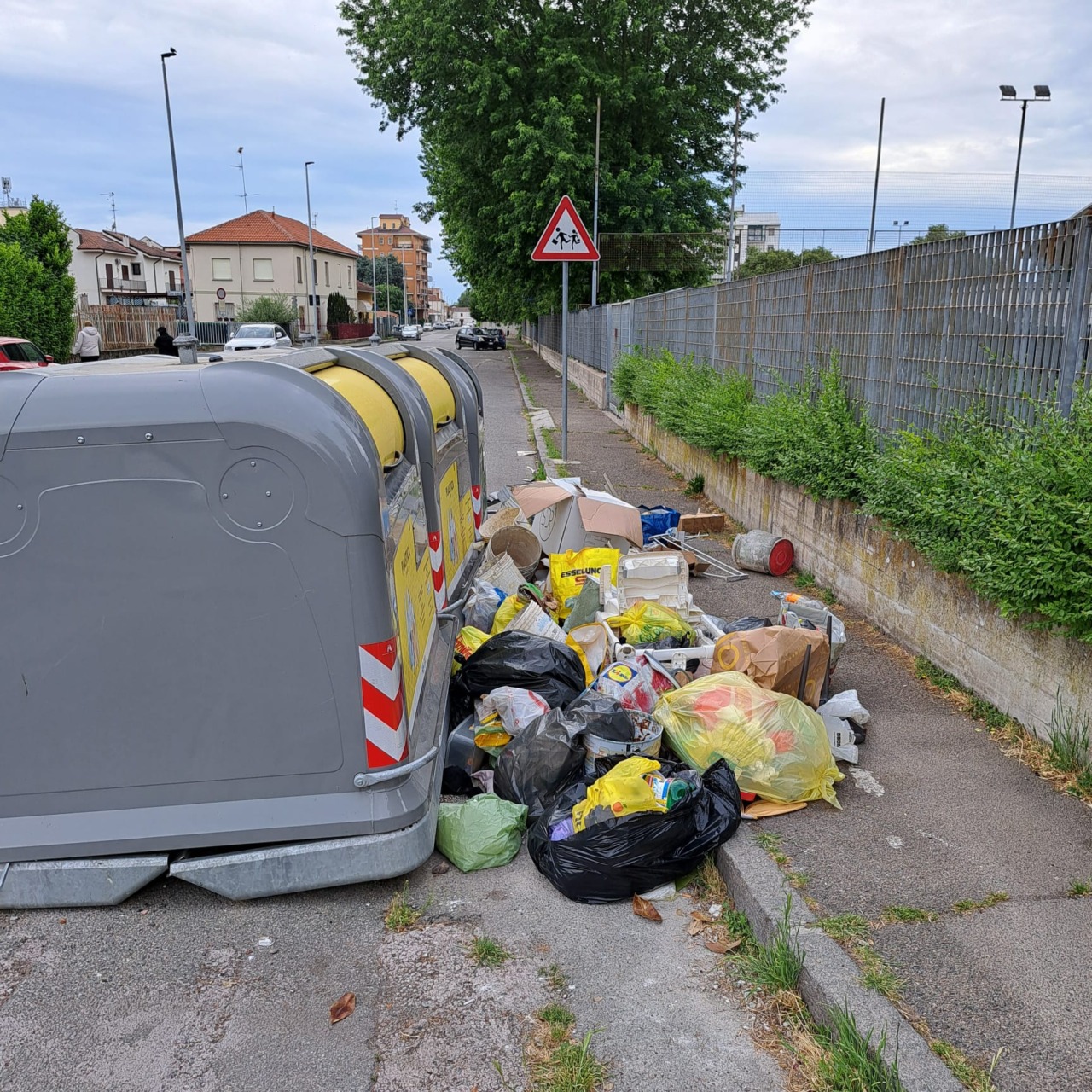 Vercelli: rifiuti in strada, un problema persistente