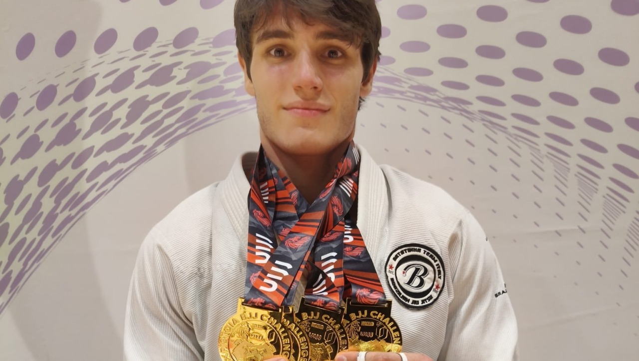 Pietro Ferrero della Pro Vercelli BJJ trionfa al Pistoia Challenge