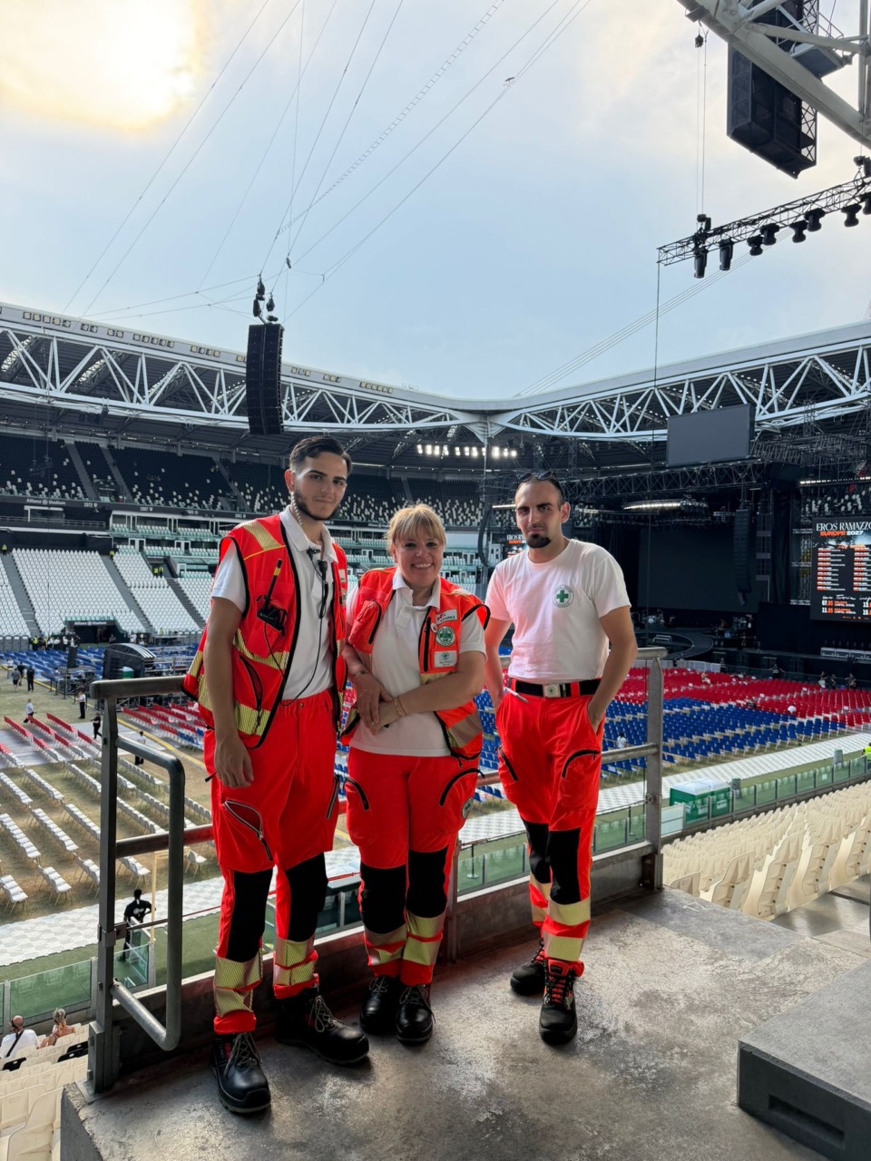 Anpas Piemonte offre supporto a 300mila spettatori ai concerti dell’Allianz Stadium