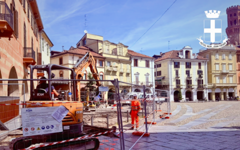 Avvio della riqualificazione di Piazza Cavour a Vercelli