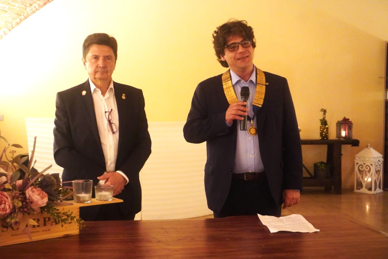Federico Maria Gastaldi nuovo presidente del Rotary Club Vercelli, succede a Alberto Beccaro